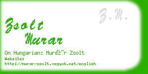 zsolt murar business card